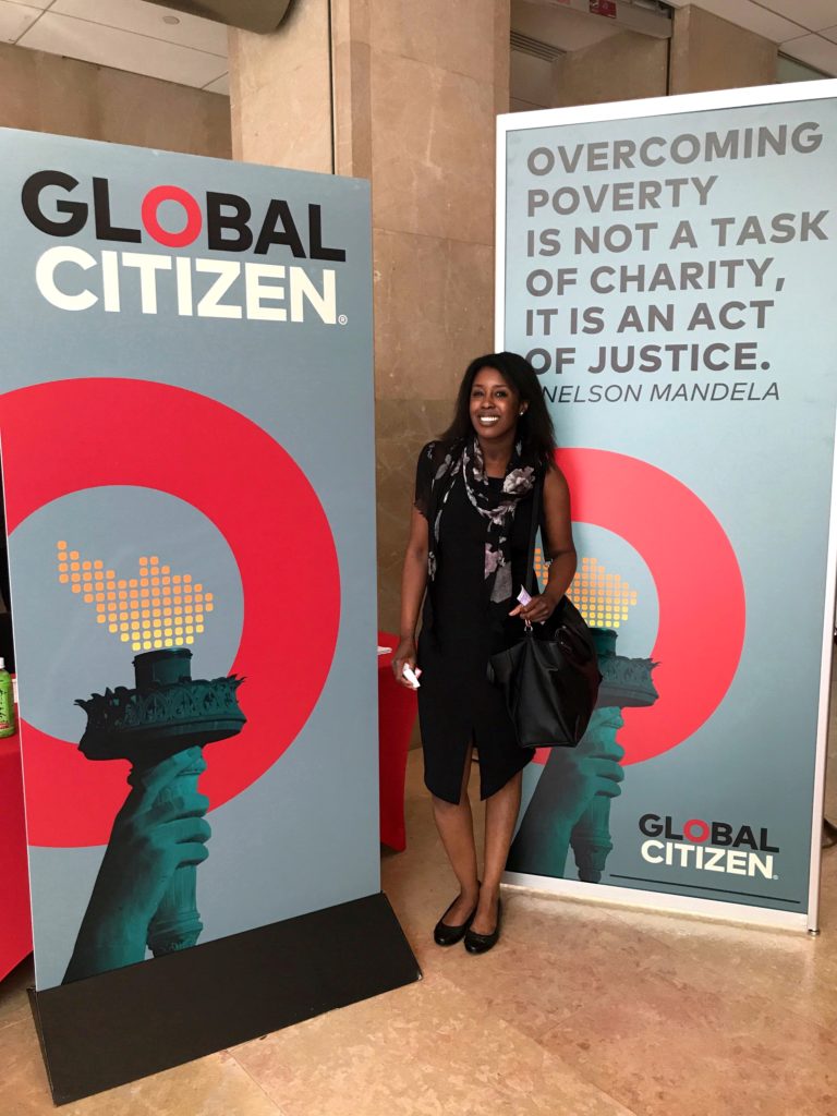 Mariama at Global Citizen
