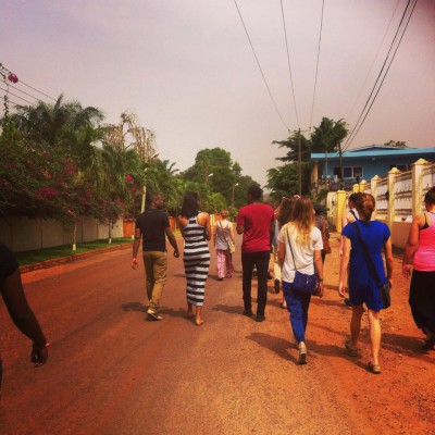 Erika during study abroad in Ghana